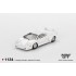 1/64 LAMBORGHINI COUNTACH 25TH ANNIVERSARY WHITE (LHD) (BLISTER PACKAGING)