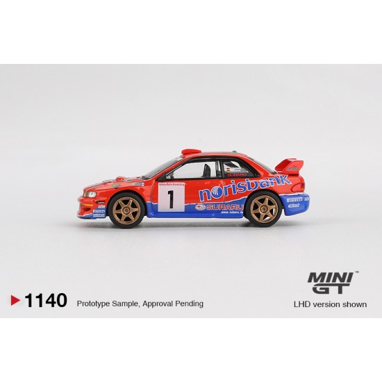 1/64 SUBARU IMPREZA WRC97 NO.1 1999 DRM CHAMPION (LHD)