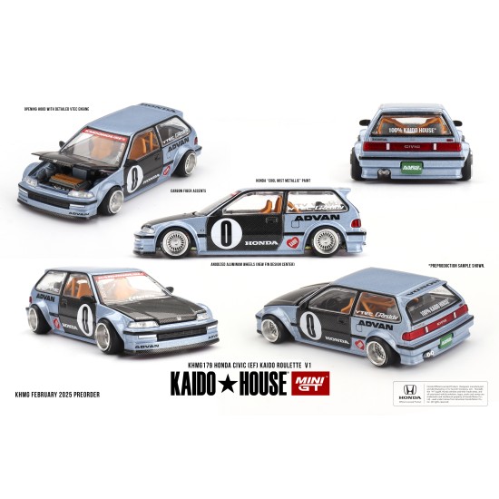 1/64 HONDA CIVIC (EF) KAIDO ROULETTE V1