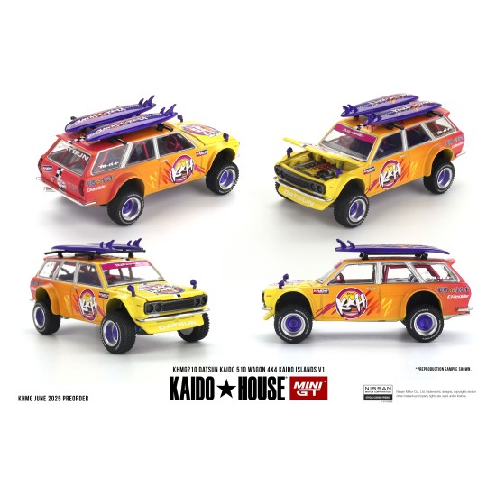 1/64 DATSUN KAIDO 510 WAGON 4X4 KAIDO ISLANDS V1 1/64 DATSUN KAIDO 510 WAGON 4X4 KAIDO ISLANDS V1