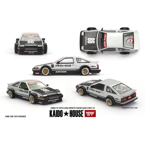 1/64 TOYOTA AE86 SPRINTER TRUENO KAIDO STREET V2 1/64 TOYOTA AE86 SPRINTER TRUENO KAIDO STREET V2
