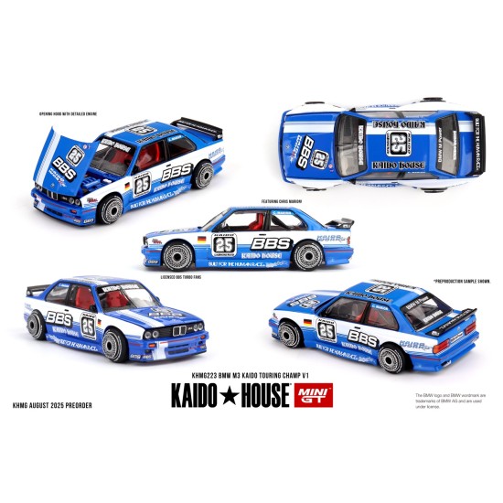 1/64 BMW M3 KAIDO TOURING CHAMP V1 1/64 BMW M3 KAIDO TOURING CHAMP V1