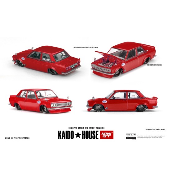 1/64 DATSUN 510 STREET NISMO V3 1/64 DATSUN 510 STREET NISMO V3
