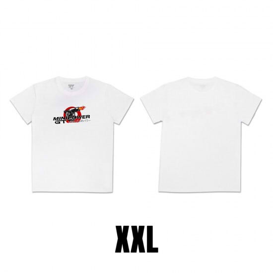 MINI GT T-SHIRT - TURBO POWER WHITE - XXL MGTOM027-XXL