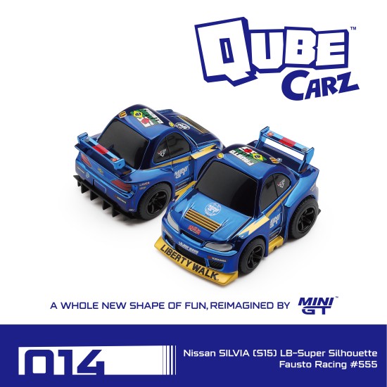 MINI GT QUBE CARZ SERIES 2 COMPLETE SET OF 6 STYLE CARS