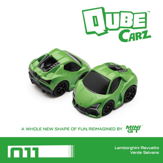 MINI GT QUBE CARZ SERIES 2 COMPLETE SET OF 6 STYLE CARS