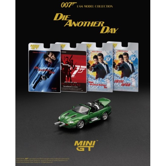 1/64 JAGUAR XKR (LHD) DIE ANOTHER DAY TRADITIONAL CHINESE BLISTER PACKAGING