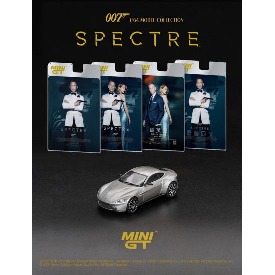 1/64 ASTON MARTIN DB10 SPECTRE (RHD) ENGLISH BLISTER PACKAGING 1/64 ASTON MARTIN DB10 SPECTRE (RHD) ENGLISH BLISTER PACKAGING