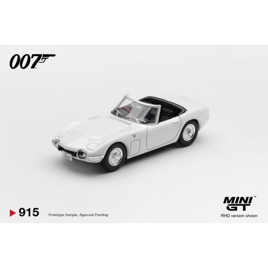 1/64 TOYOTA 2000GT ROADSTER YOU ONLY LIVE TWICE (RHD) ENGLISH BLISTER PACKAGING