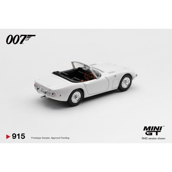 1/64 TOYOTA 2000GT ROADSTER YOU ONLY LIVE TWICE (RHD) ENGLISH BLISTER PACKAGING