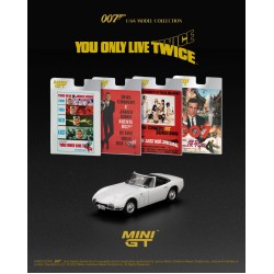 1/64 TOYOTA 2000GT ROADSTER YOU ONLY LIVE TWICE (RHD) GERMAN BLISTER PACKAGING 1/64 TOYOTA 2000GT ROADSTER YOU ONLY LIVE TWICE (RHD) GERMAN BLISTER PACKAGING