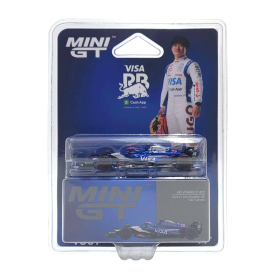 1/64 RB VCARB 01 NO.22 YUKI TSUNODA 2024 F1 2024 BAHRAIN GP BLISTER MGT01007-BL