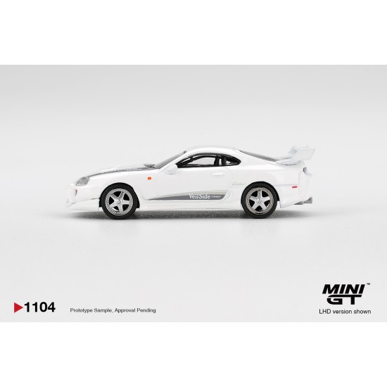 1/64 TOYOTA SUPRA VEILSIDE COMBAT V-I WHITE (LHD) BLISTER PACKAGING