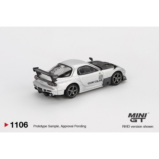 1/64 MAZDA RX-7 RE-AMEMIYA SILVER METALLIC (LHD)