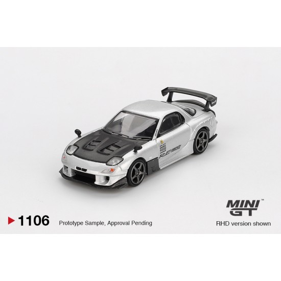 1/64 MAZDA RX-7 RE-AMEMIYA SILVER METALLIC (LHD)