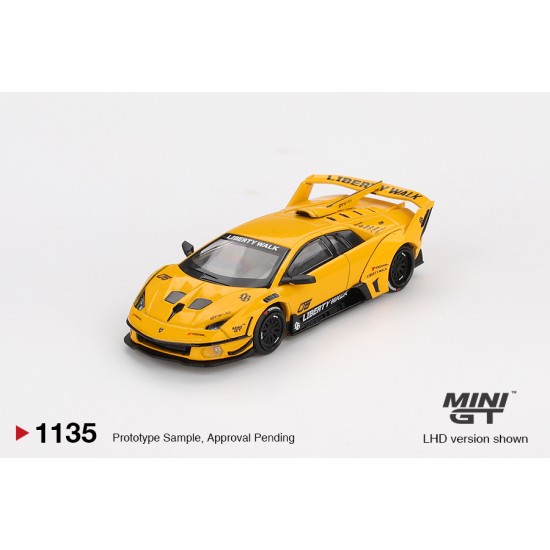 1/64 LB-SILHOUETTE WORKS MURCIELAGO GT EVO YELLOW (LHD)