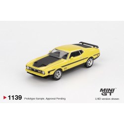 1/64 FORD MUSTANG MACH1 GRABBER YELLOW (LHD)
