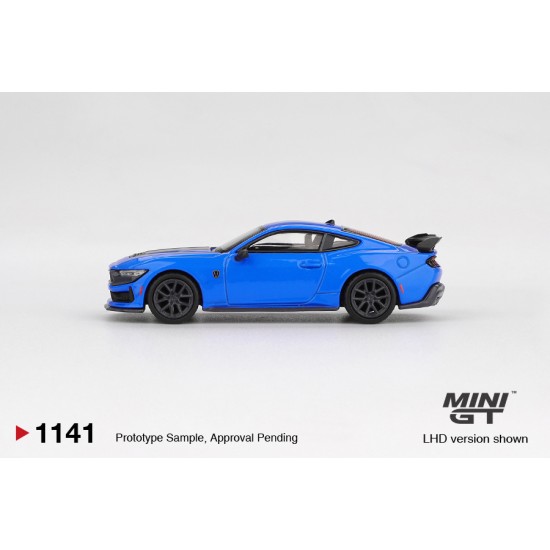 1/64 FORD MUSTANG DARK HORSE 2024 GRABBER BLUE (LHD)