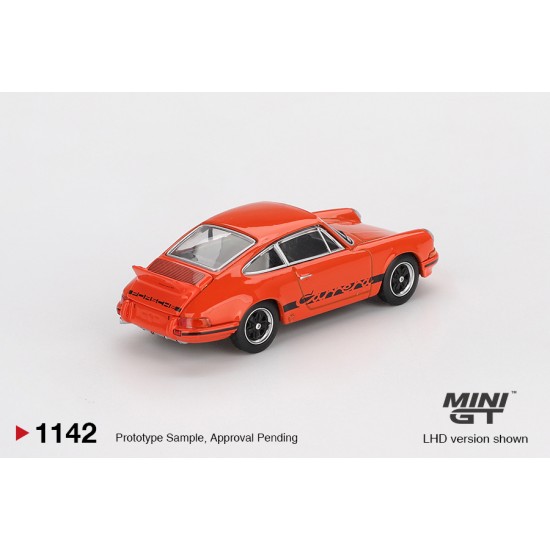 1/64 PORSCHE 911 CARRERA RS 2.7 TANGERINE WITH BLACK LIVERY (RHD)
