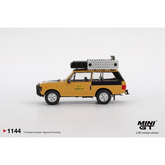 1/64 RANGE ROVER 1981 CAMEL TROPHY SUMATRA C.SWOBODA AND K.MENTEL WINNER (LHD)