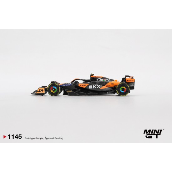 1/64 MCLAREN MCL38 NO.4 LANDO NORRIS 2024 F1 2024 HUNGARIAN GP 2ND PLACE