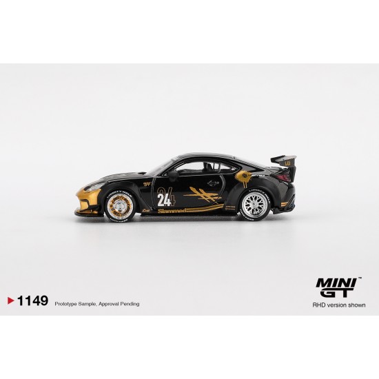 1/64 TOYOTA GR86 LB NATION BLACK/GOLD (RHD) BLISTER PACKAGING