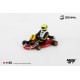 1/64 SENNA KART FORMULA K NO.9 AYRTON SENNA DA SILVA 1981 KARTING WORLD CHAMPIONSHIP BLISTER PACKAGING