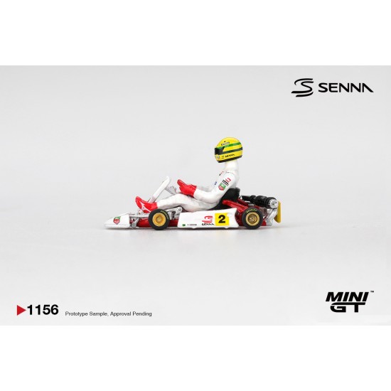 1/64 SENNA KART NO.2 AYRTON SENNA DA SILVA 1993 MASTERS OF PARIS-BERCY BLISTER PACKAGING