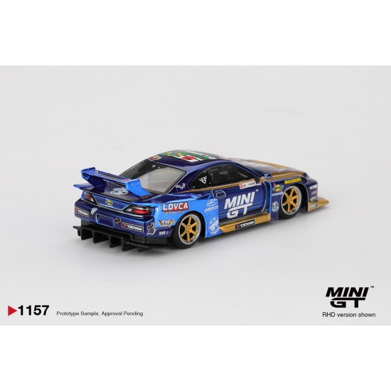 1/64 NISSAN LB-SUPER SILHOUETTE S15 SILVIA NO.555 TEAM MINI GT LIBERTY WALK 2025 FORMULA DRIFT (RHD)