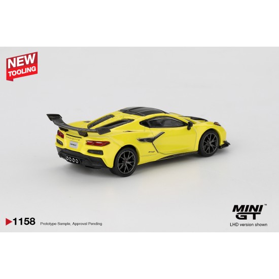 1/64 CHEVROLET CORVETTE ZR1 ACCELERATE YELLOW (LHD) BLISTER PACKAGING