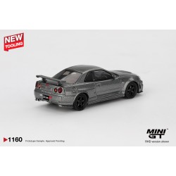 1/64 NISSAN SKYLINE GT-R DARK METAL GREY (NISMO BNR34 CRS VERSION) (RHD)