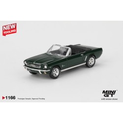 1/64 FORD MUSTANG CONVERTIBLE 1964 HIGHLAND GREEN (LHD) BLISTER PACKAGING