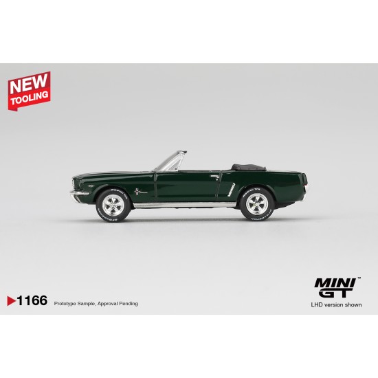 1/64 FORD MUSTANG CONVERTIBLE 1964 HIGHLAND GREEN (LHD)