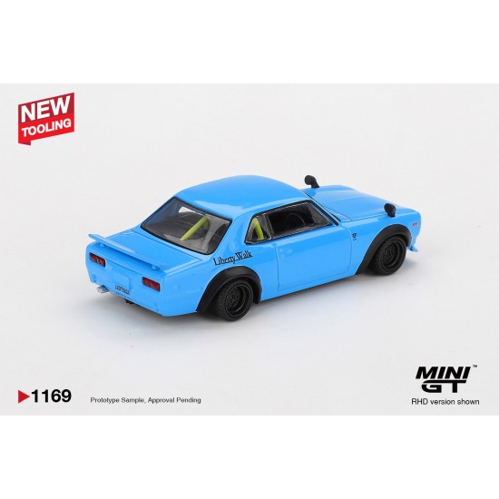 1/64 NISSAN LB WORKS HAKOSUKA BABY BLUE (RHD)