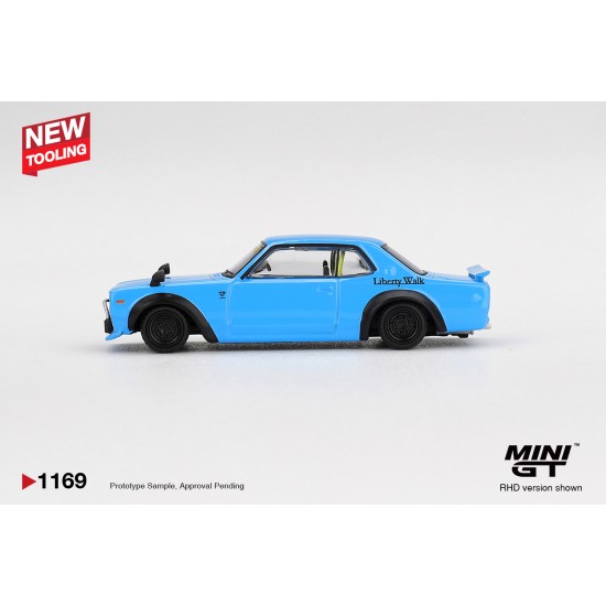 1/64 NISSAN LB WORKS HAKOSUKA BABY BLUE (RHD)