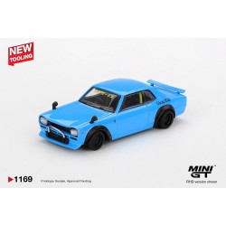1/64 NISSAN LB WORKS HAKOSUKA BABY BLUE (RHD)