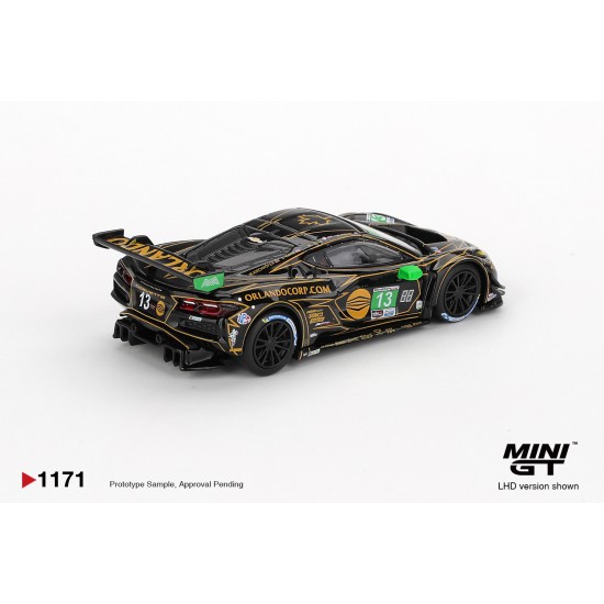 1/64 CHEVROLET CORVETTE Z06 GT3.R NO.13 AWA 2025 IMSA DAYTONA 24 HRS (LHD) BLISTER PACKAGING
