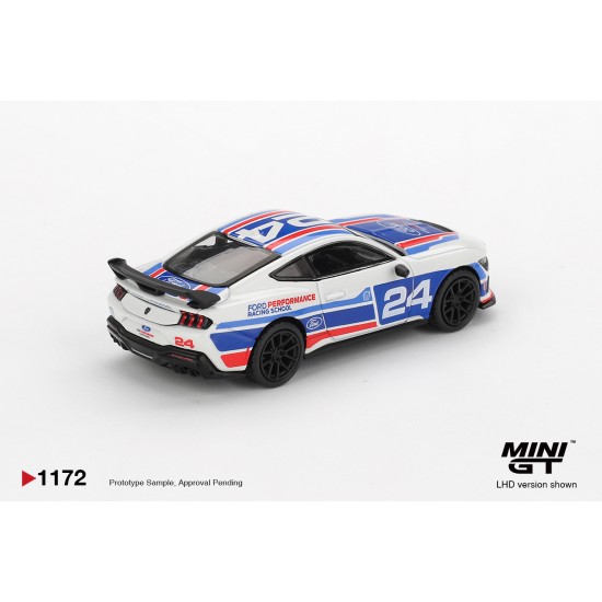 1/64 FORD MUSTANG DARK HORSE NO.24 FORD PERFORMANCE RACING SCHOOL (LHD) BLISTER PACKAGING