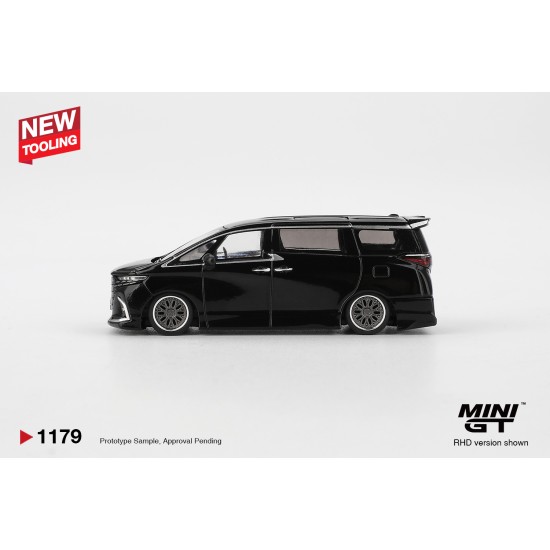 1/64 TOYOTA ALPHARD 40 KUHL BLACK (LHD) BLISTER PACKAGING