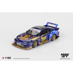 1/64 NISSAN LB-SUPER SILHOUETTE S15 SILVIA NO.555 TEAM MINI GT LIBERTY WALK 2025 FORMULA DRIFT HALLOWEEN SPECIAL (RHD) BLISTER PACKAGING