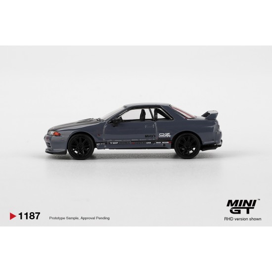 1/64 NISSAN SKYLINE GT-R TOP SECRET VR32 STEALTH GREY (RHD) BLISTER PACKAGING