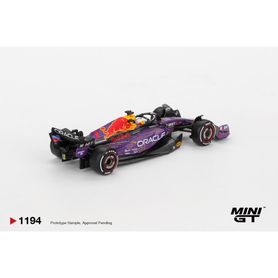 1/64 ORACLE RED BULL RACING RB19 NO.1 MAX VERSTAPPEN 2023 F1 2023 LAS VEGAS GP WINNER BLISTER PACKAGING