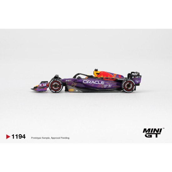 1/64 ORACLE RED BULL RACING RB19 NO.1 MAX VERSTAPPEN 2023 F1 2023 LAS VEGAS GP WINNER BLISTER PACKAGING