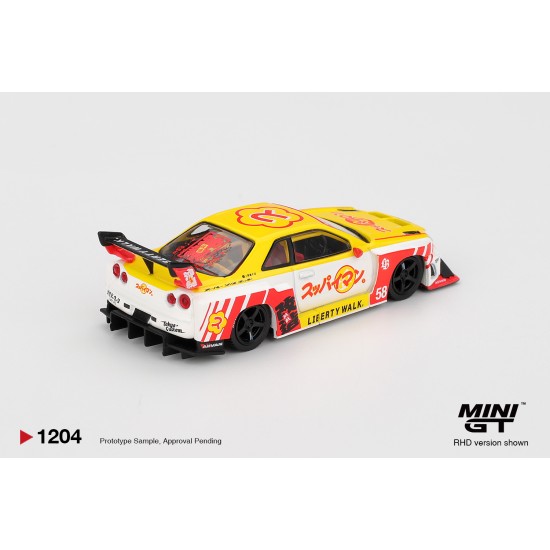 1/64 NISSAN LB-ER34 SUPER SILHOUETTE SKYLINE SUPPAIMAN OKINAWA (RHD)