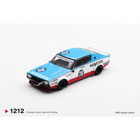 1/64 NISSAN SKYLINE KENMERI LIBERTY WALK NISSAN RACING '75 CONCEPT (RHD) BLISTER PACKAGING