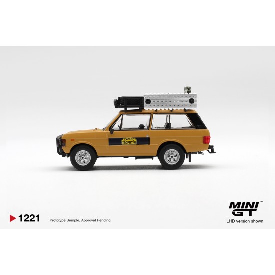 1/64 RANGE ROVER 1981 CAMEL TROPHY SUMATRA K.STOPPA AND A.VALLDORF (LHD) BLISTER PACKAGING