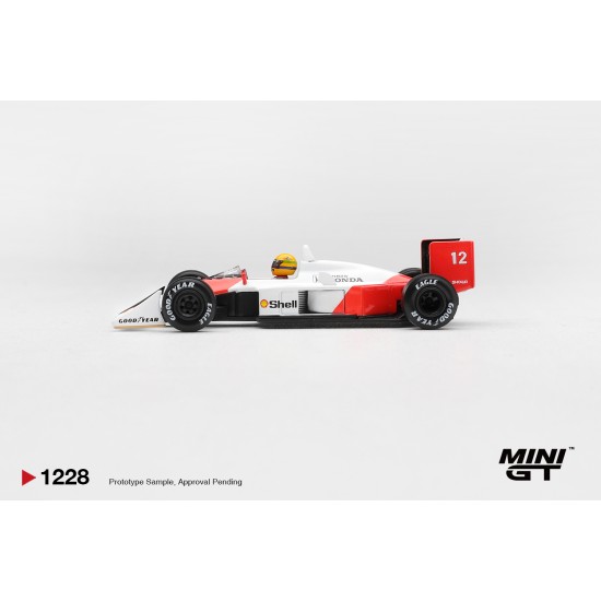 1/64 MCLAREN MP4/4 NO.12 AYRTON SENNA 1988 CANADIAN GRAND PRIX WINNER BLISTER PACKAGING
