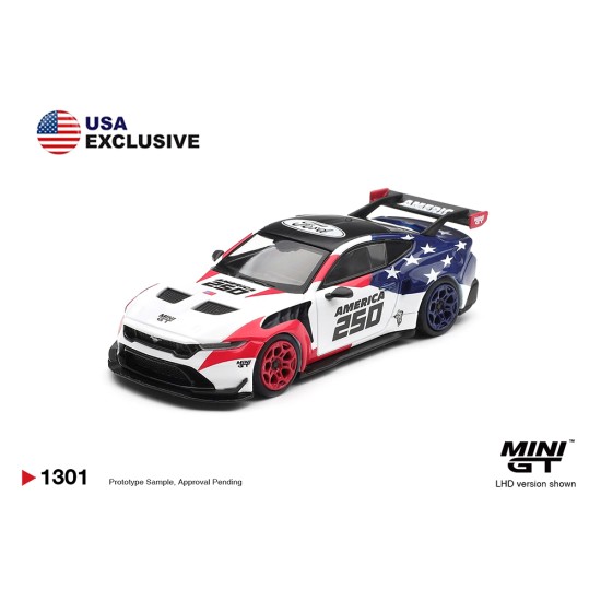 1/64 FORD MUSTANG GTD AMERICA 250 USA EXCLUSIVE (LHD) BLISTER PACKAGING 1/64 FORD MUSTANG GTD AMERICA 250 USA EXCLUSIVE (LHD) BLISTER PACKAGING