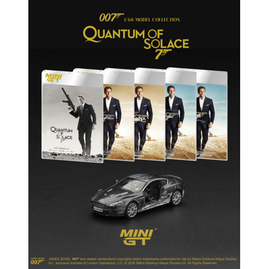 1/64 ASTON MARTIN DBS QUANTUM OF SOLACE (LHD) GERMAN BLISTER PACKAGING