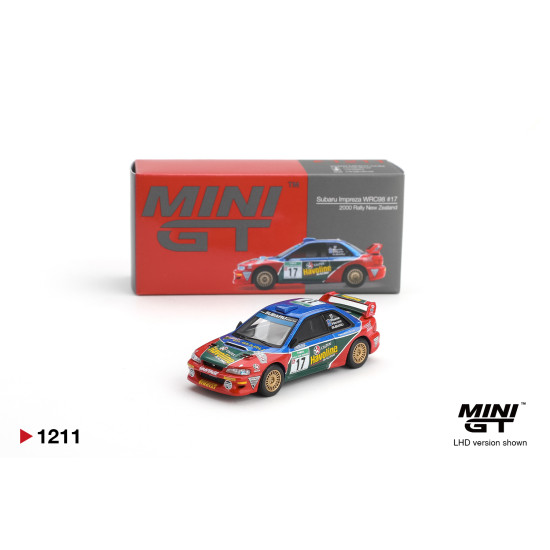 1/64 SUBARU IMPREZA WRC98 NO.17 2000 RALLY NEW ZEALAND (LHD) BLISTER